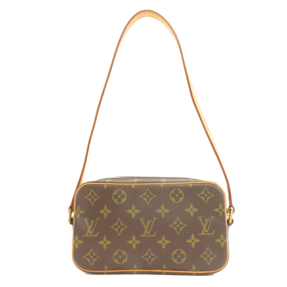 Louis Vuitton Monogram Cite Handbag Canvas Pochette Brown